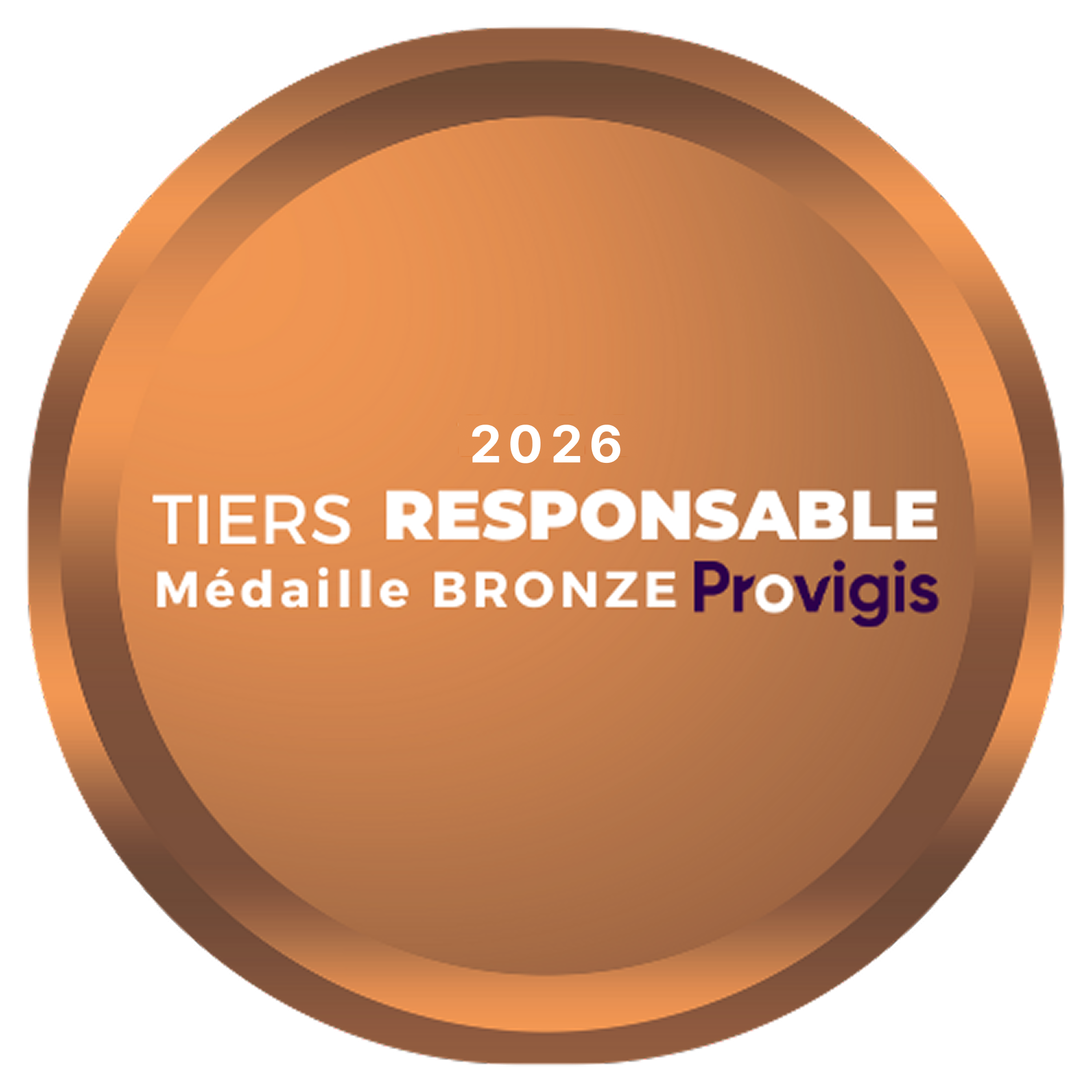 2026 Provigis Responsible Third Party Bronze Medal