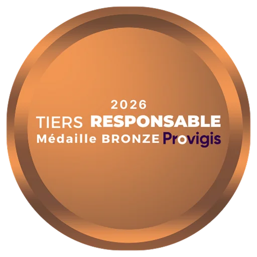 Médaille Bronze Tiers Responsable Provigis 2026